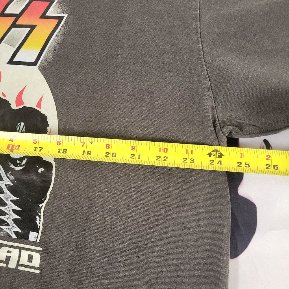 KISS Band Merch Dark Retro Gray Color, Band Concert Tour Modern 2XL - Picture 4 of 6